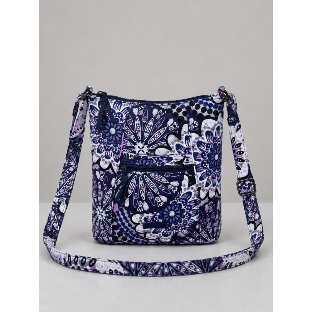 Vera Bradley Floral Hipster Crossbody Cottage Bohemian Retired Quilted